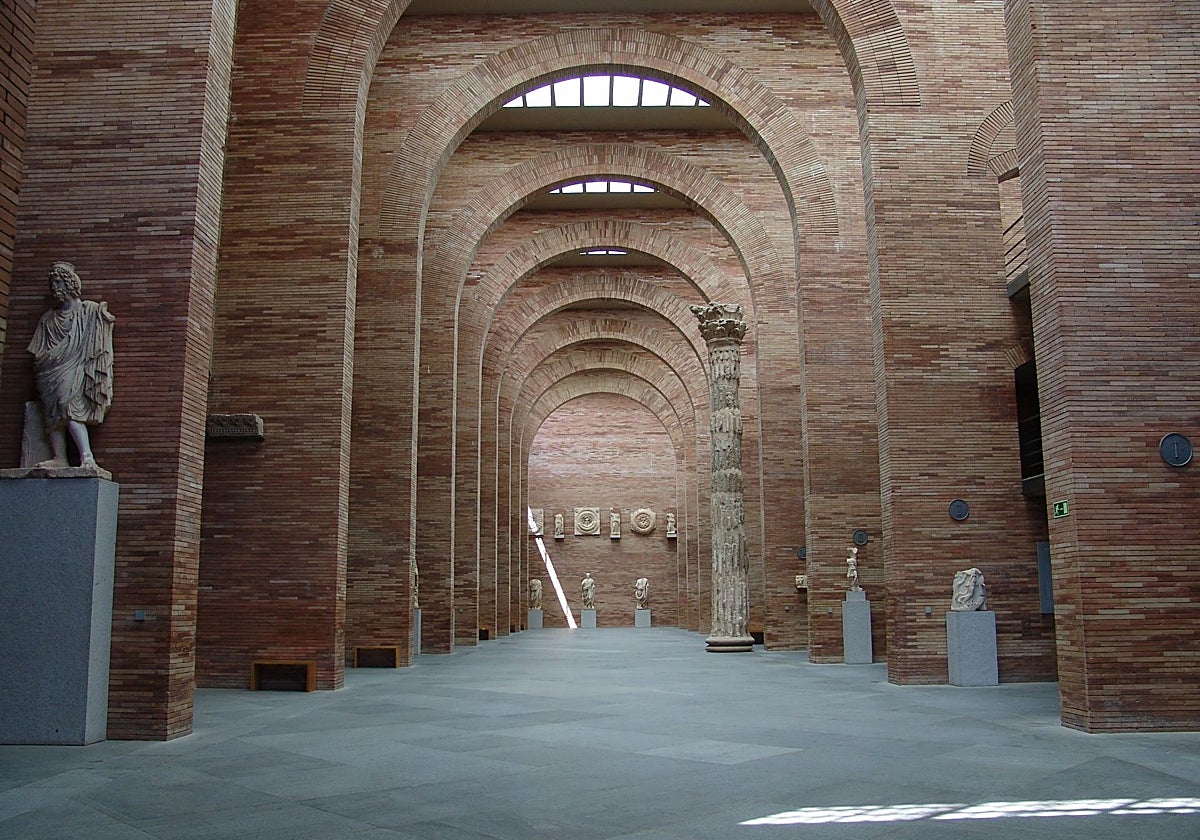 Nave central del Museo Nacional de Arte Romano de Mérida.