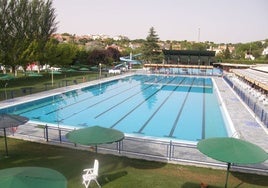 La piscina de la Sociedad Casino de Badajoz.
