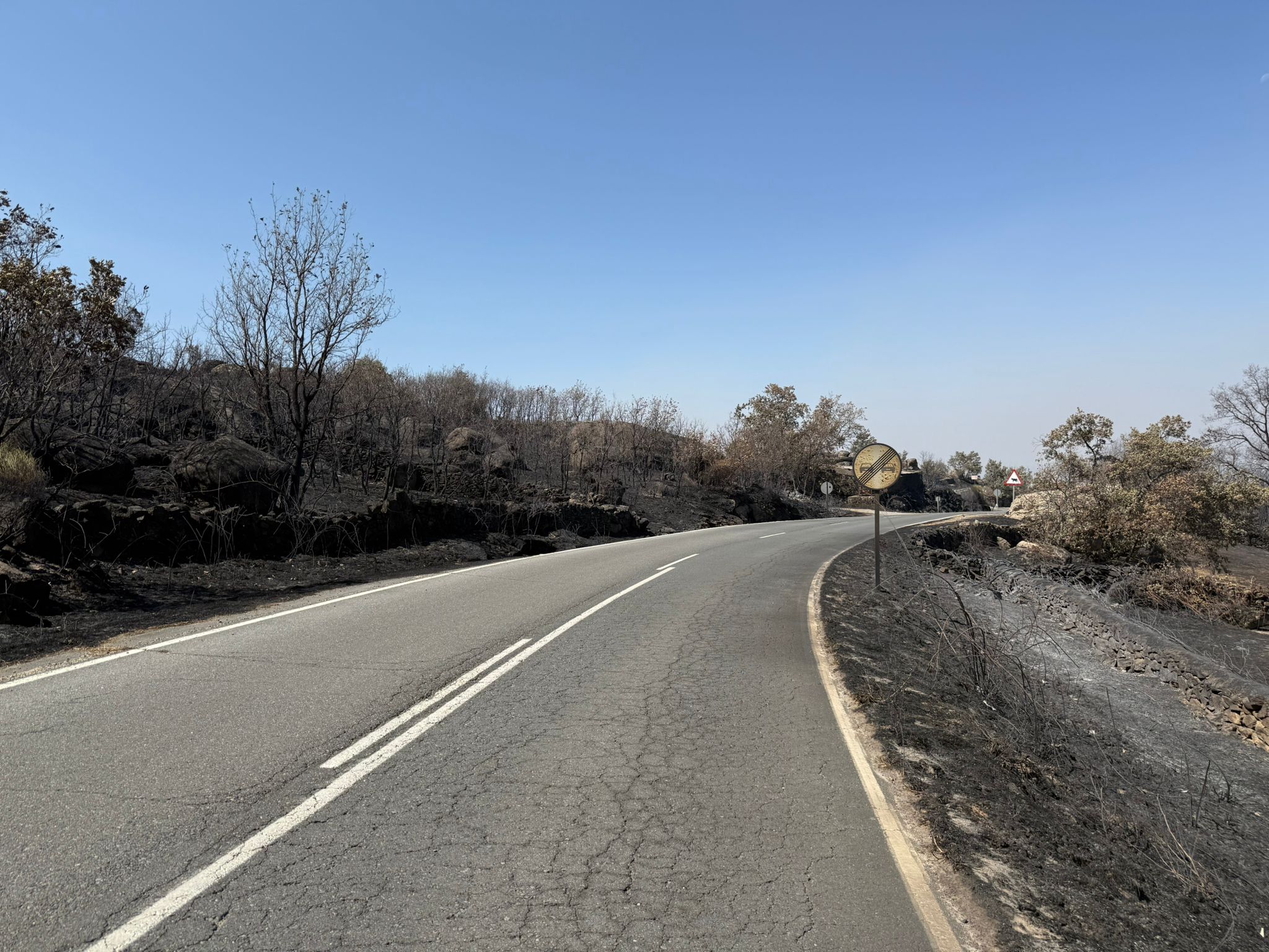 Así ha quedado la comarca de Trasierra tras el incendio de Jarilla