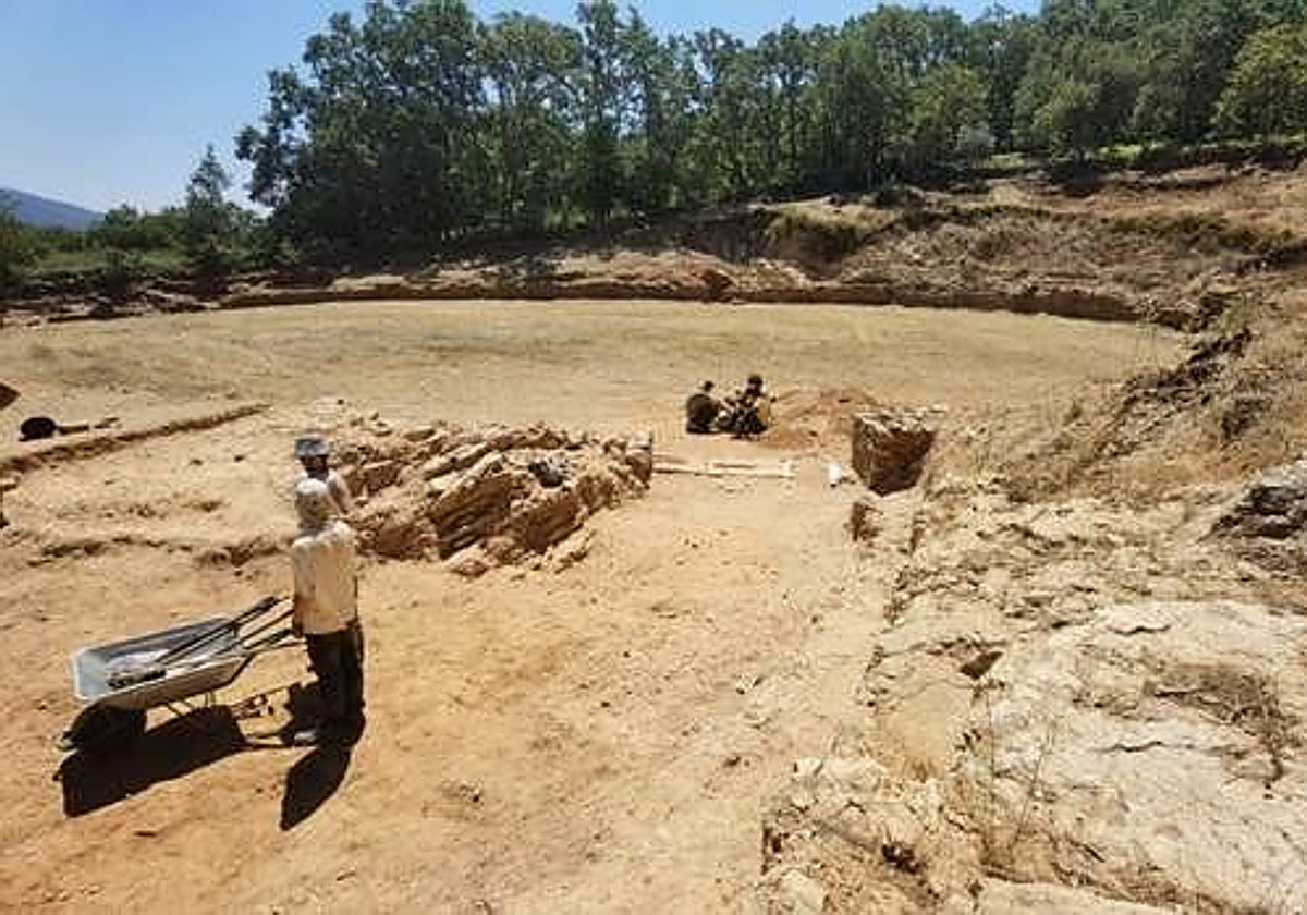 Excavaciones en esta campaña en Ammaia, en Portugal.
