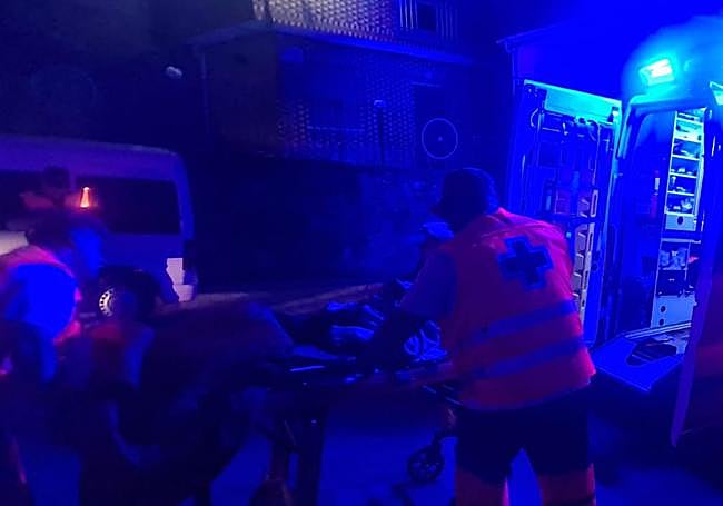 Evacuación de la población vulnerable de Rebollar.