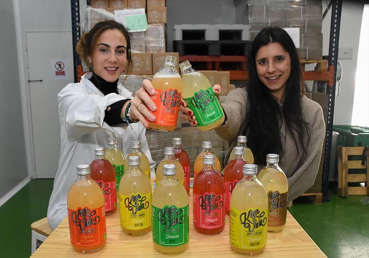 Beatriz Magro y Nuria Morales, dueñas de Komvida Kombucha, SL.