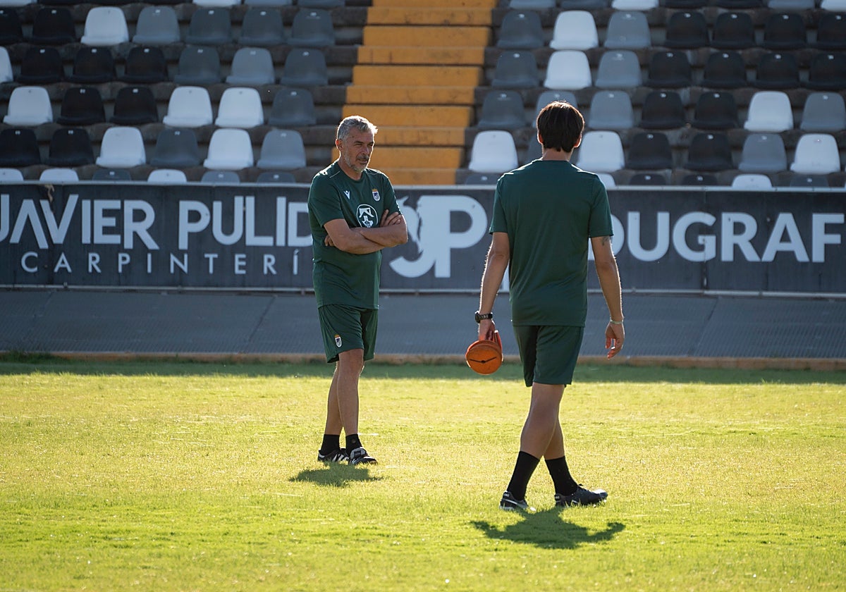Juan Marrero durante un entrenamiento de pretemporada.
