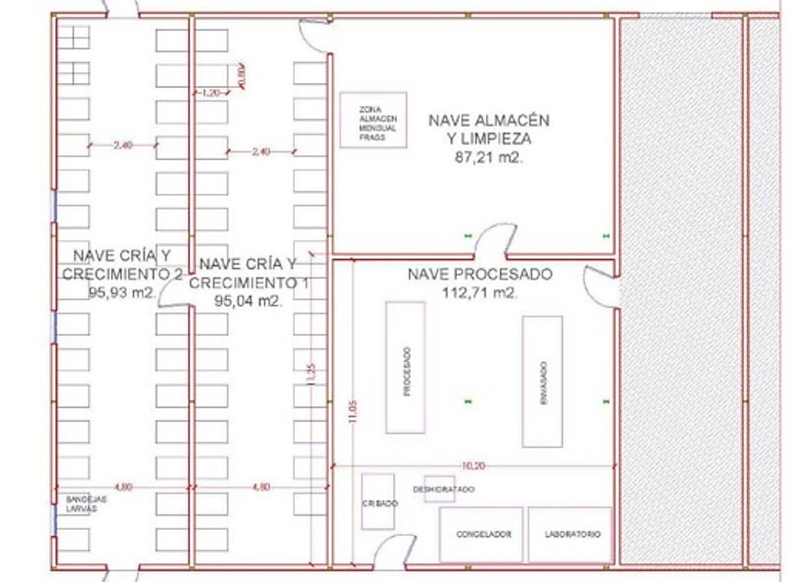 Proyecto de la instalación, que ocupará casi 295 hectáreas.