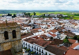 Vista aérea de Olivenza