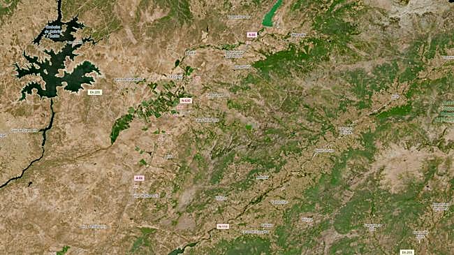 Imagen después - Imágenes de la zona afectada por el incendio de Jarilla del 10 y del 20 de agosto