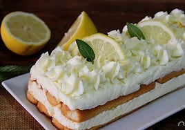 Versión del tiramisú con limón