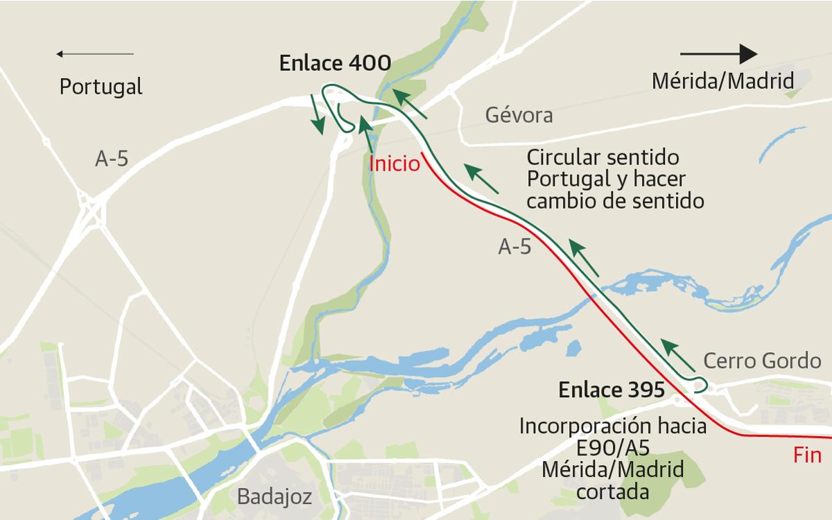 Tramo afectado por las obras.