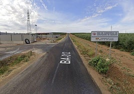 Carretera BA-012, entre Almendralejo y la N-V, por Arroyo de San Serván.