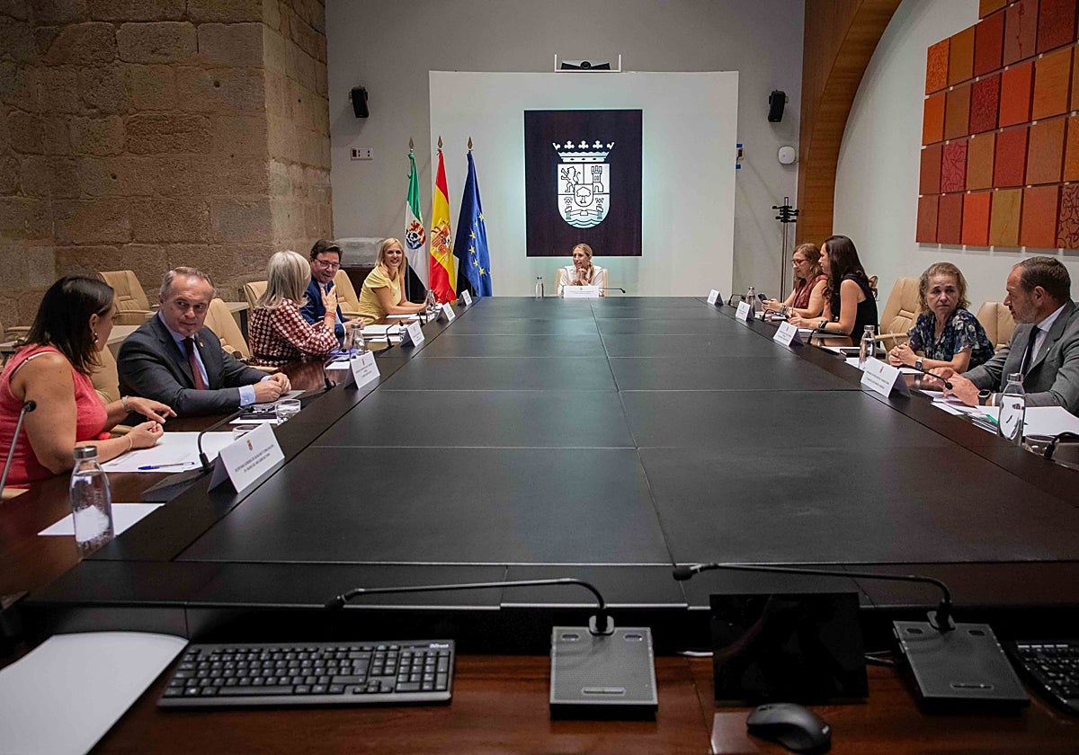 Reunión del Consejo de Gobierno de Extremadura celebrado este martes.