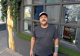 Agustín Nieto, 'Yiyo', fotografiado este verano en el espacio Belleartes de Cáceres.
