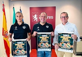 Tatiana Fernández, Ernesto Sánchez y Emilio Borrega.