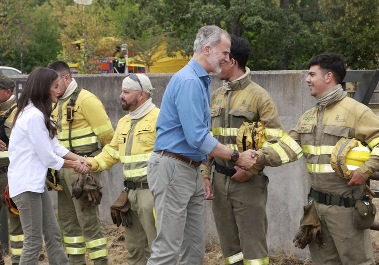 Los Reyes visitan este viernes Hervás, Rebollar y Cabezabellosa, zonas afectadas por los incendios de Extremadura