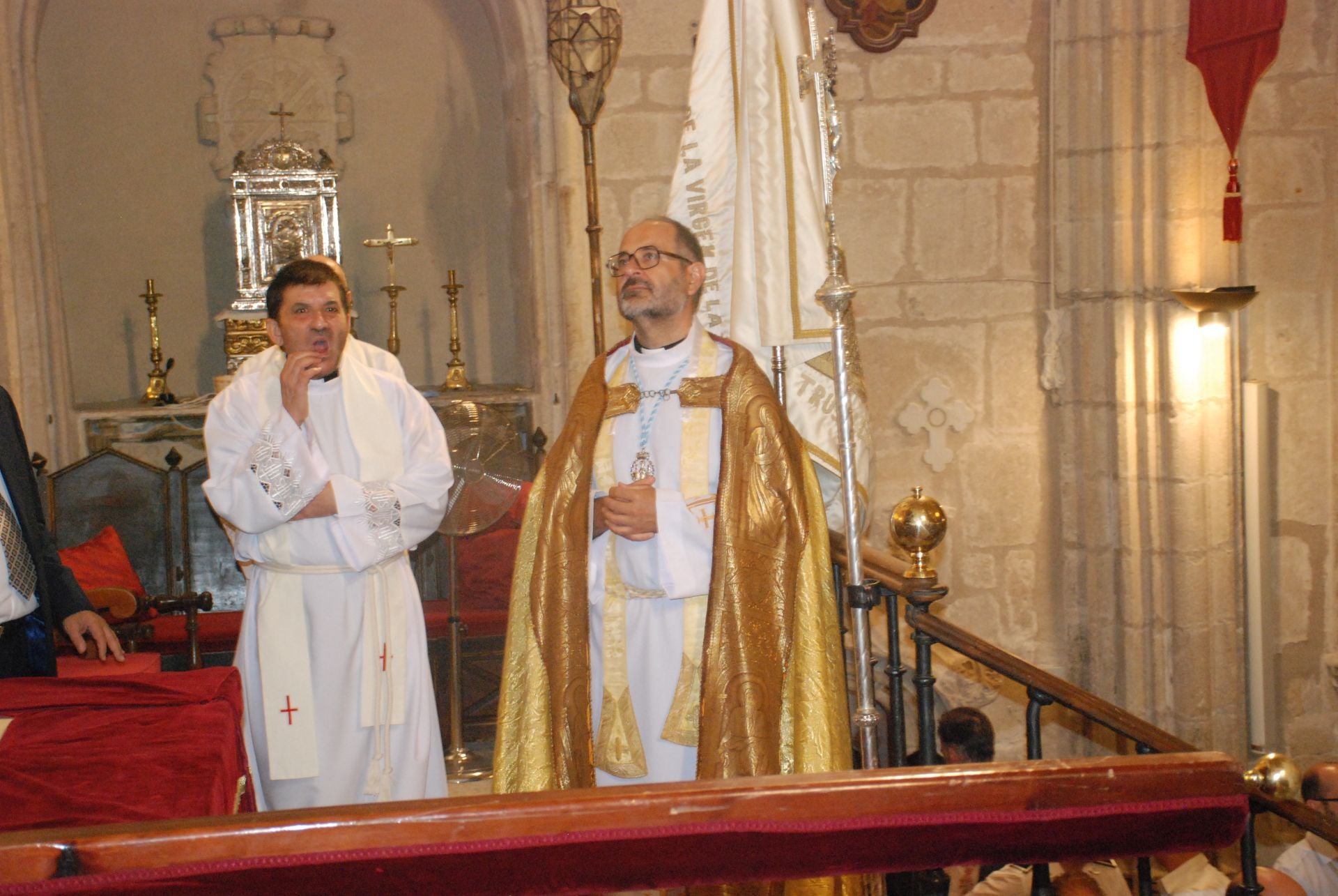 La bajada de la Patrona a la iglesia de San Martín en imágenes