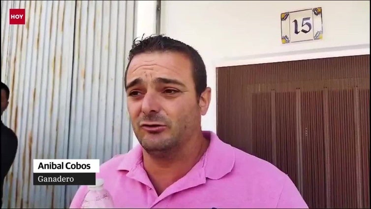 Los afectados por el incendio en el norte de Extremadura explican su situación a los Reyes