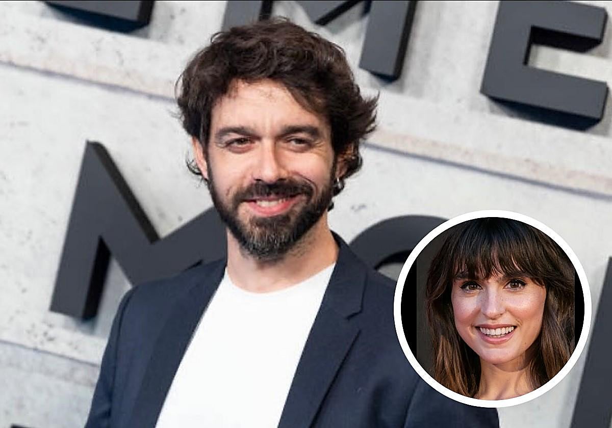 Alberto Amarilla en una imagen de sus redes sociales. A la derecha, Verónica Echegui