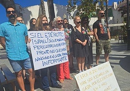 Los periodistas de Mérida se concentran por los asesinatos de profesionales de la comunicación en Gaza