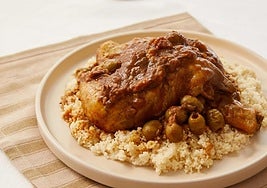 Pollo estilo marroquí