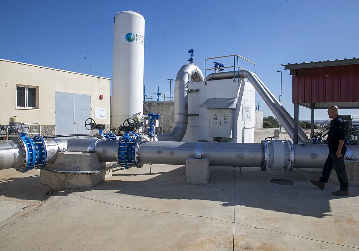 Instalaciones de la planta potabilizadora de Mérida.