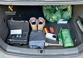 Tres investigados por caza furtiva en una finca de Casas de Millán