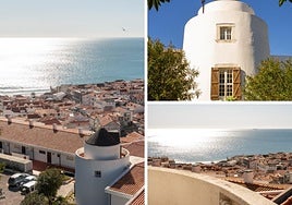 En este rincón a dos horas de Badajoz puedes vivir en un molino con imponentes vistas al mar y a un castillo