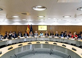 Imagen de archivo de una reunión del Consejo de Política Fiscal en la sede del Ministerio de Hacienda.