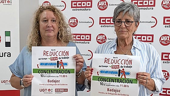 Los sindicatos extremeños anuncian un 'otoño caliente' por la reducción de la jornada laboral