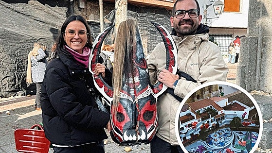 Vivir dentro de una obra de arte: este singular pueblo de Cáceres cambió la vida de dos extremeños