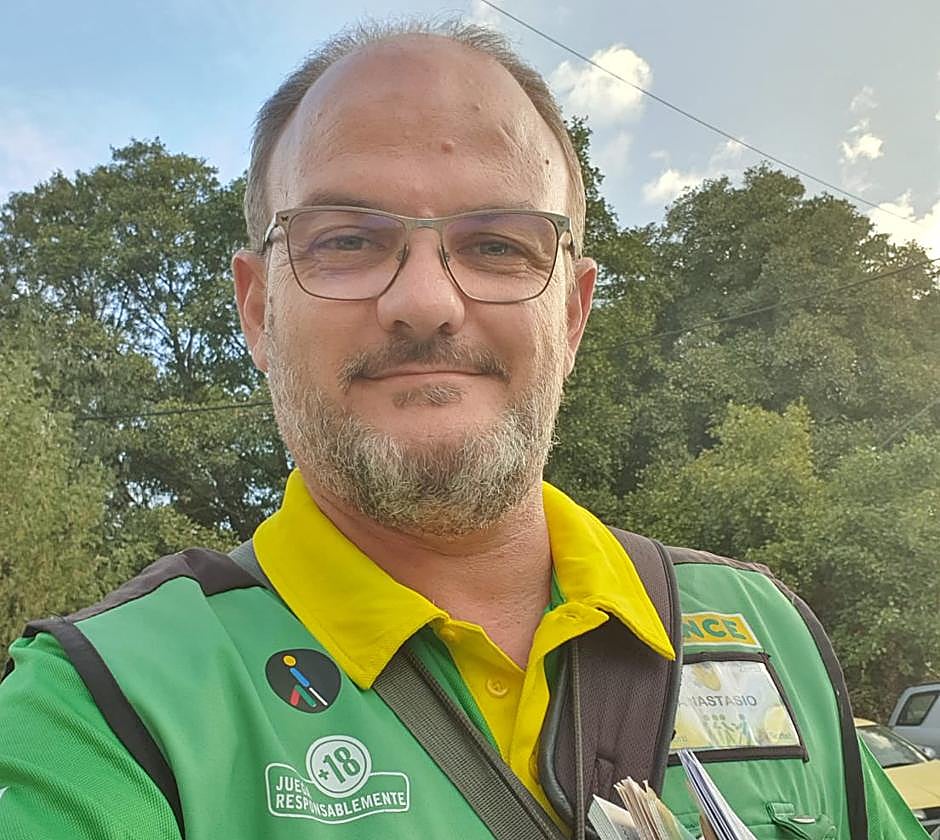 El vendedor Anastasio Gracia Calamonte.