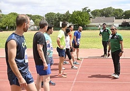 Pruebas físicas para ser policía local de Badajoz, en una imagen del año 2019.