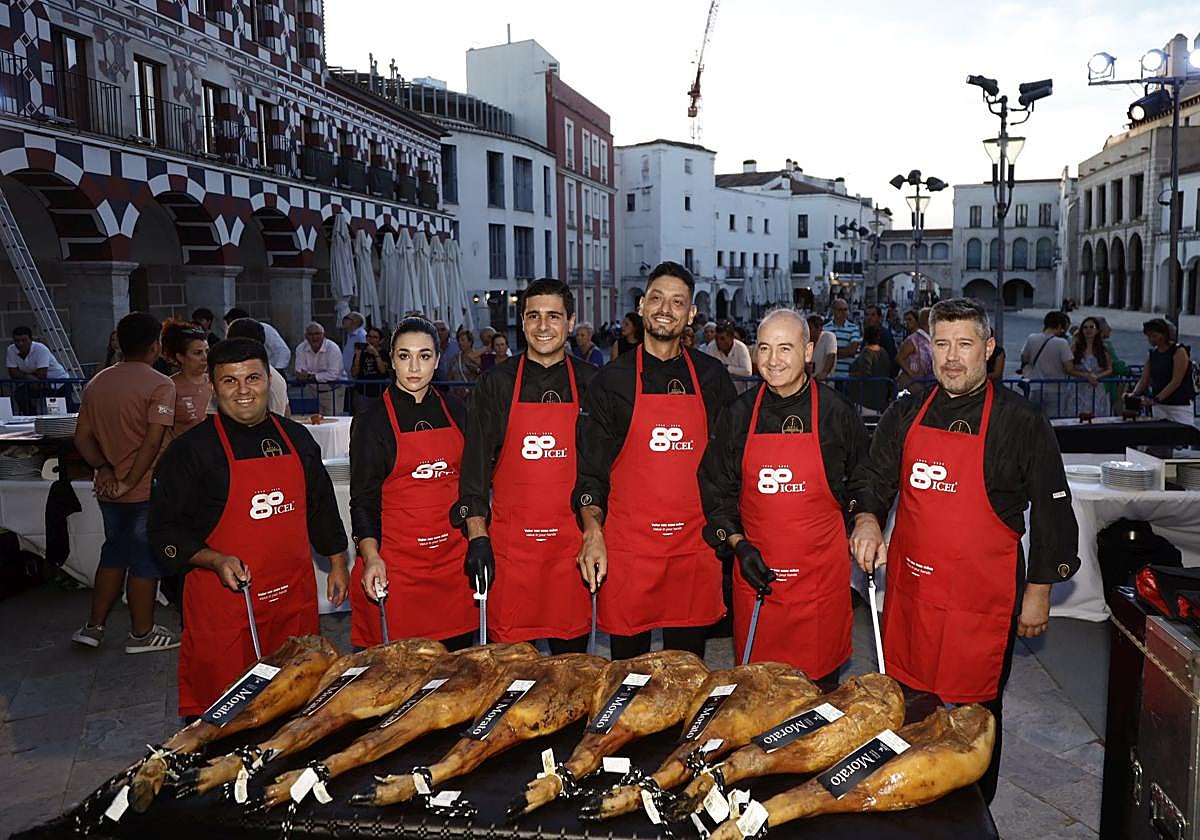 El concurso de cortadores de Badajoz, en imágenes