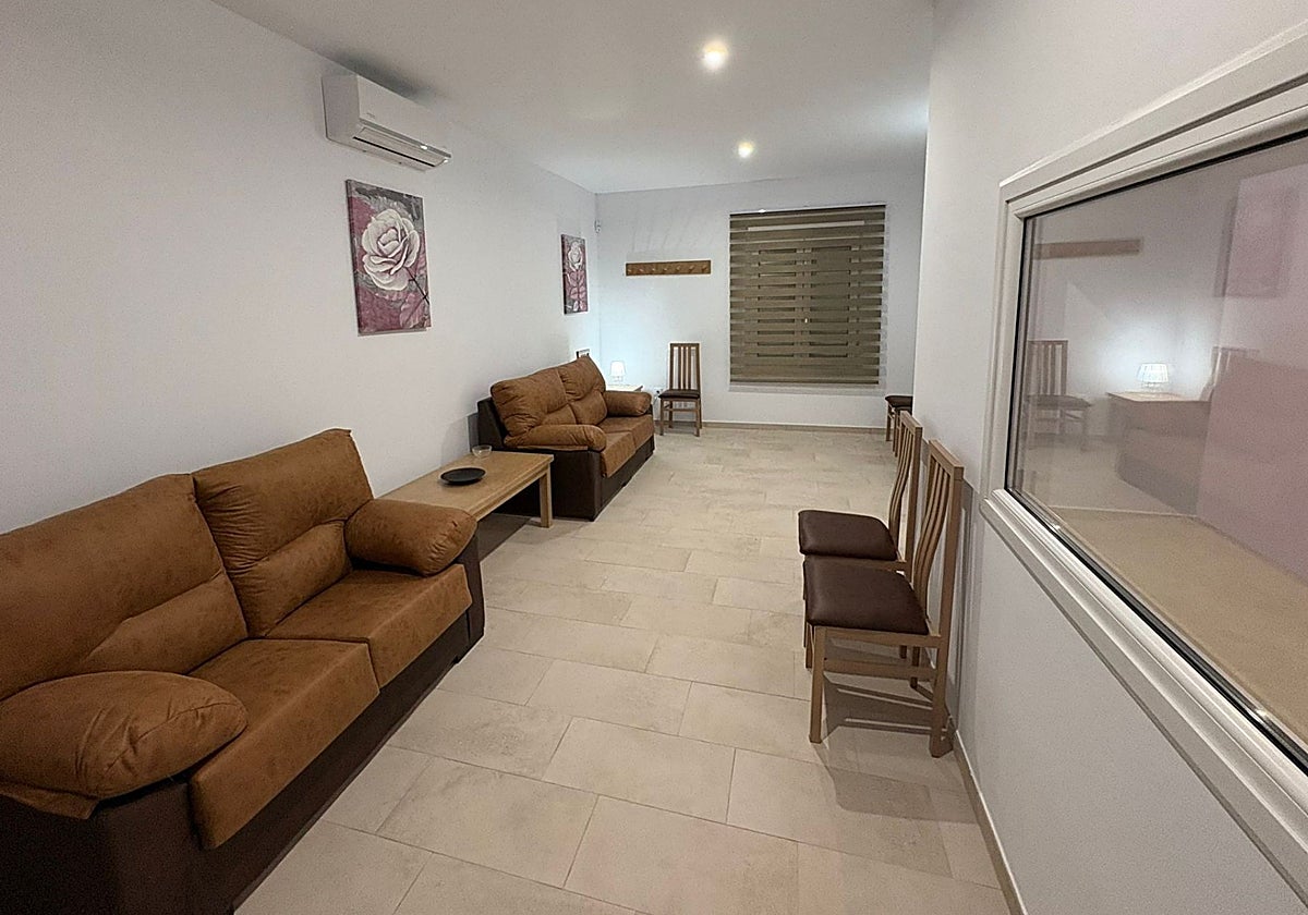 Una de las dos salas velatorio de Salvatierra, que estarán disponibles a partir de la próxima semana.