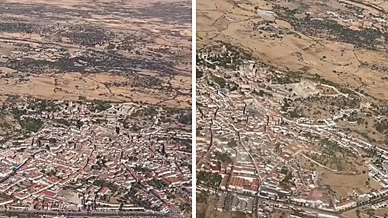 Trujillo como nunca lo habías visto: el vídeo aéreo de un piloto de la Armada Española