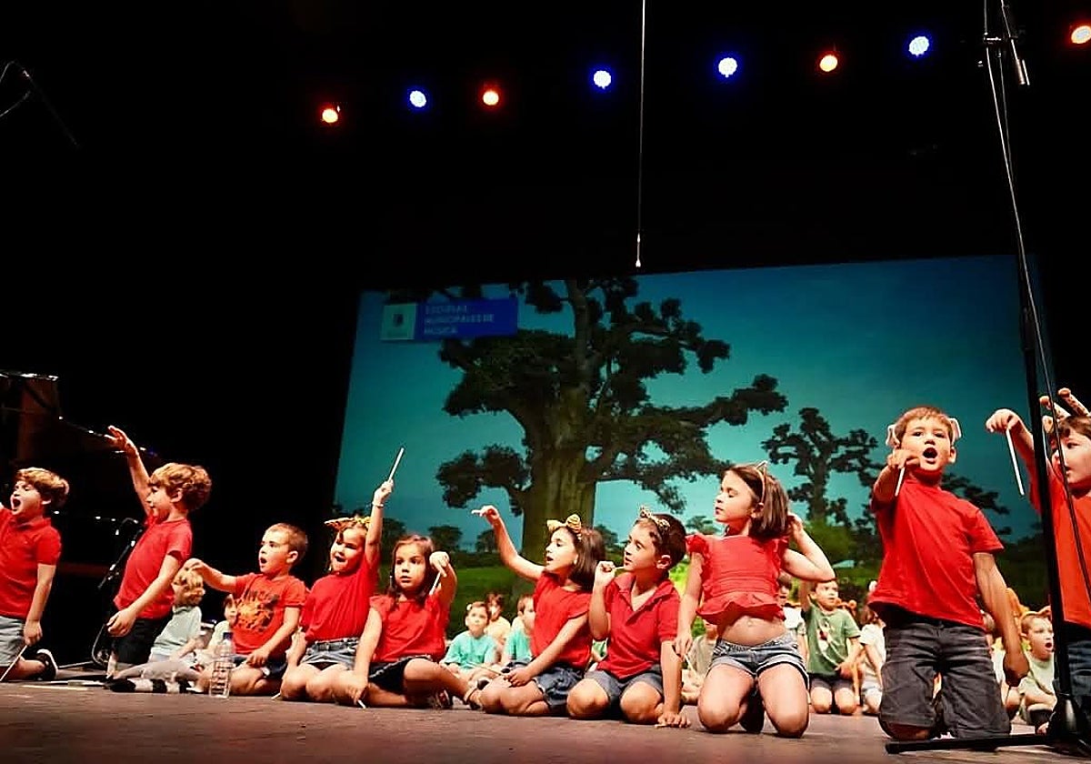 Acto de clausura de las Escuelas Municipales de Música el curso pasado.