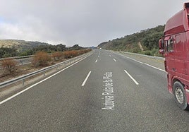 Autovía de la Plata, a la altura de Monesterio.