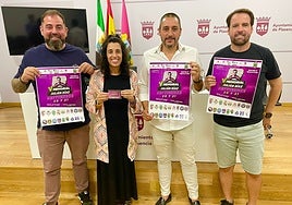 Un momento de la presentación en el Ayuntamiento de Plasencia.