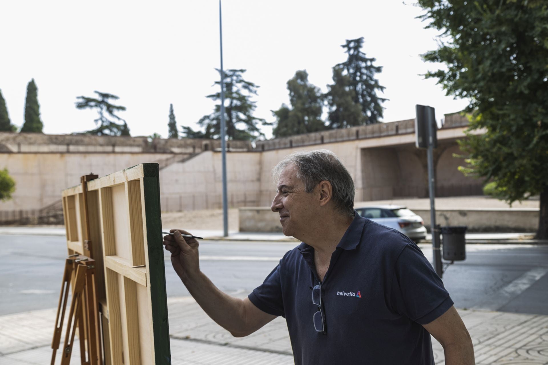 Así son los cuadros de la 26 edición del concurso al aire libre de Badajoz