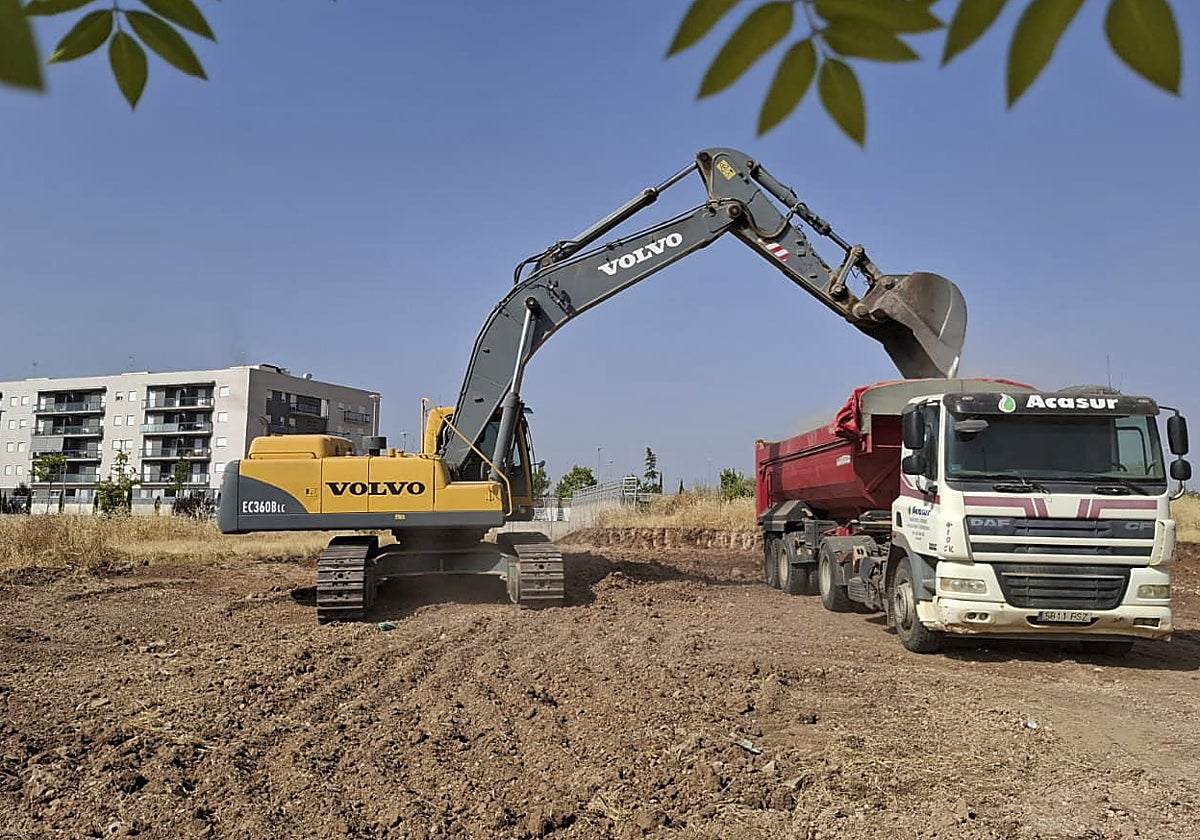 Obra en el Cuartón Cortijo.