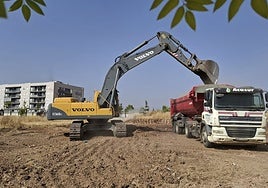 Obra en el Cuartón Cortijo.
