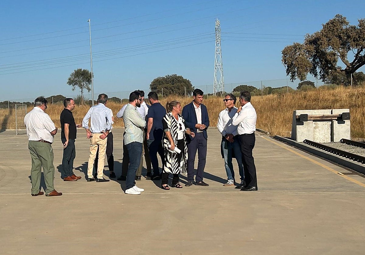 Visita a las instalaciones de la terminal ferroviaria.