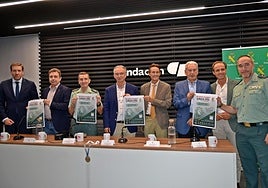 Presentación del VIII Cross Solidario del Pilar, este martes en la sede de Fundación DB en Montesinos 22.