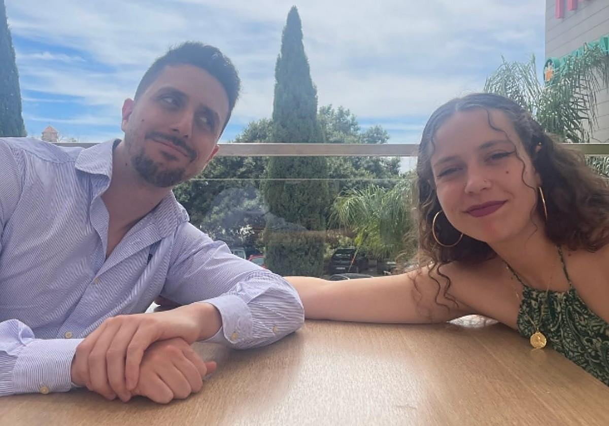 Migue y Ana, su hermana