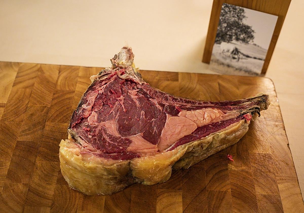 Imagen principal - El buey autóctono de Maldonado se estrena en Carnívora