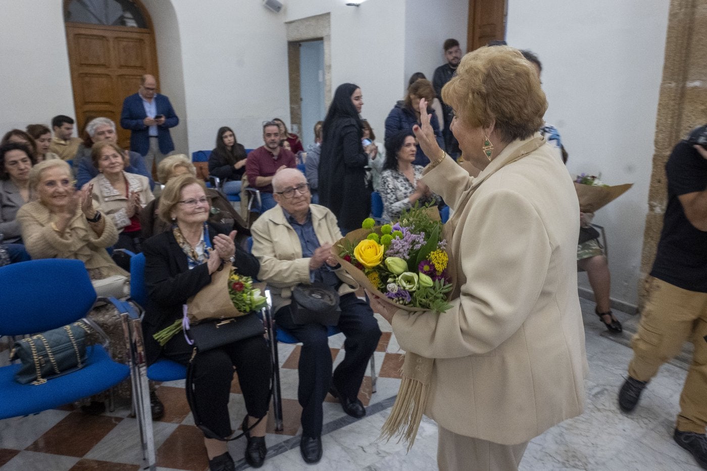 Homenaje a matrimonios mayores el año pasado en el Palacio de la Isla.