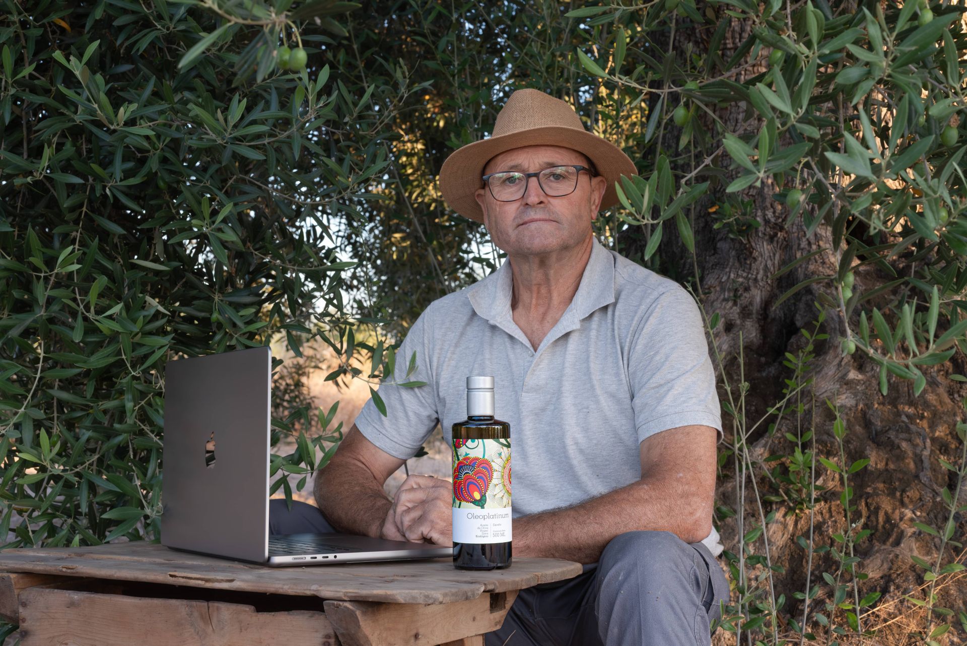 Lorenzo Guillén, agricultor de la cooperativa