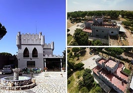 El curioso 'chalet-castillo' a un paso de Badajoz que recuerda a una fortaleza: ahora busca dueño