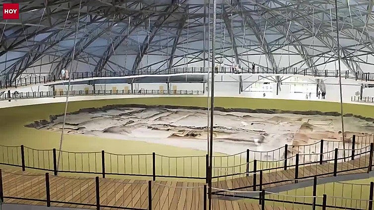 Así será la nueva cúpula del yacimiento de Casas del Turuñuelo