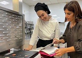 Belinda Martín, delegada de la Escuela de Cocina, en un concurso anterior.