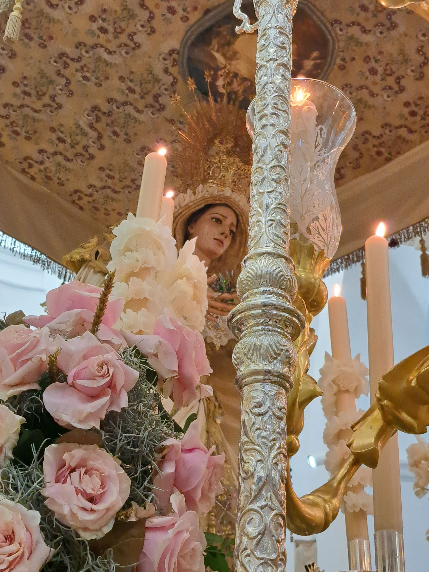 Jerez y la cofradía del Santísimo vibran con la Virgen de la Paz en su histórica procesión extraordinaria