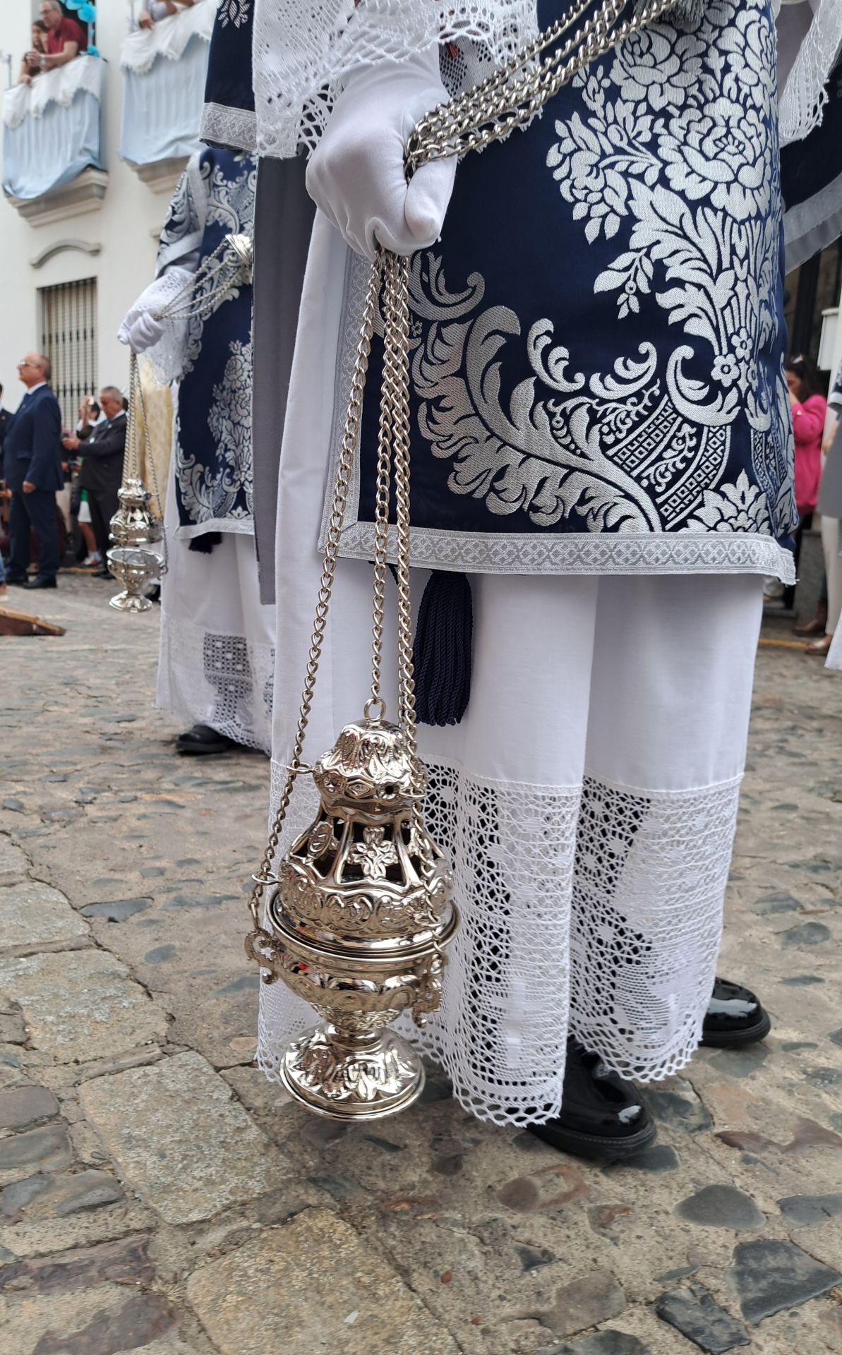Jerez y la cofradía del Santísimo vibran con la Virgen de la Paz en su histórica procesión extraordinaria